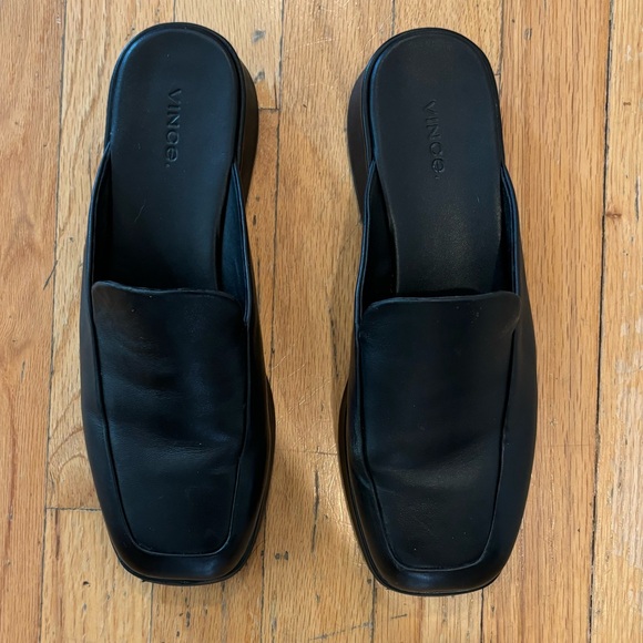 Vince leather mules size 9 - Picture 1 of 3